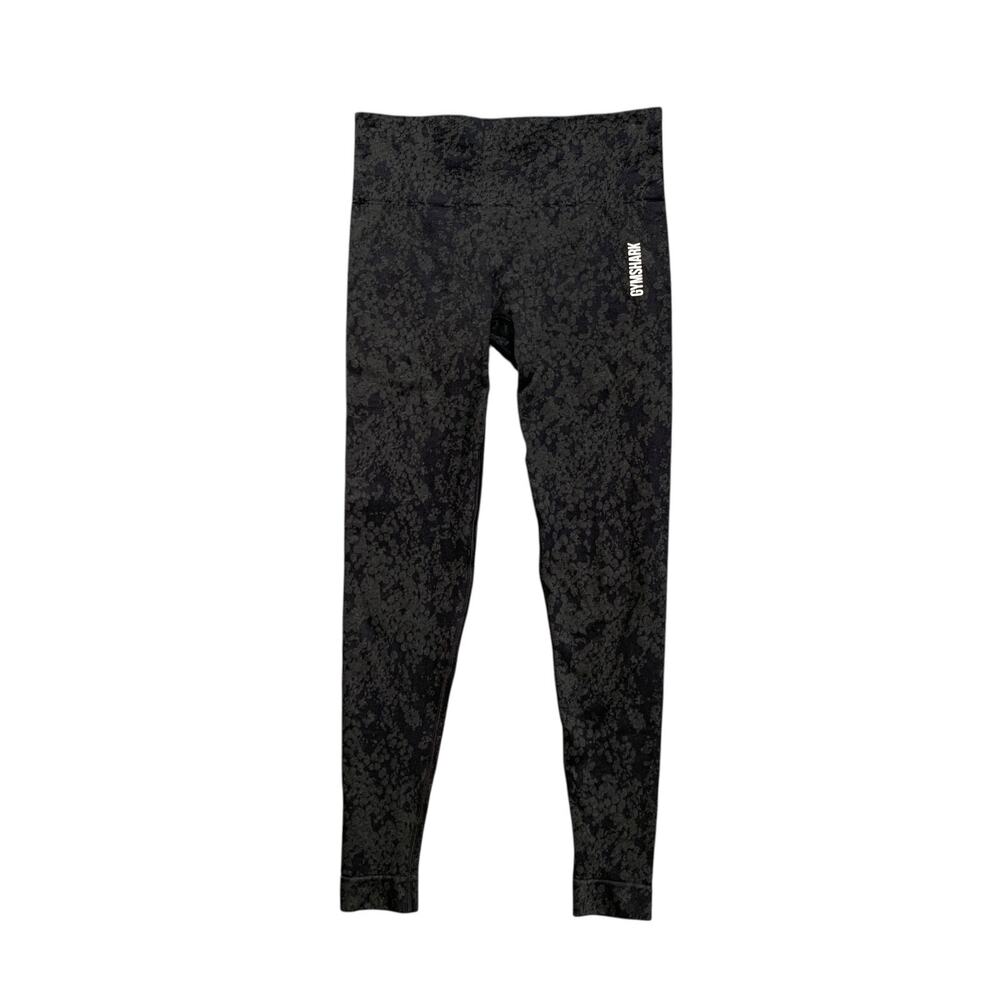 Gymshark Leggings Womens S Small Dark Gray Black Adapt Animal Seamless High Rise
